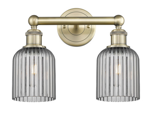 Edison Two Light Bath Vanity in Antique Brass (405|6162WABG5595SM)