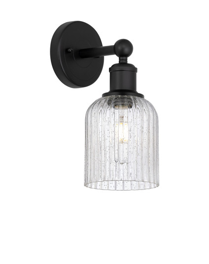 Edison One Light Wall Sconce in Matte Black (405|6161WBKG5595SDY)