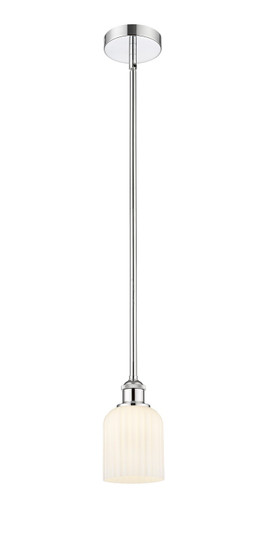 Edison One Light Mini Pendant in Polished Chrome (405|6161SPCG5595GWH)