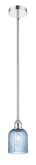 Edison One Light Mini Pendant in Polished Chrome (405|6161SPCG5595BL)
