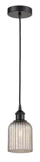 Edison One Light Mini Pendant in Matte Black (405|6161PBKG5595ME)