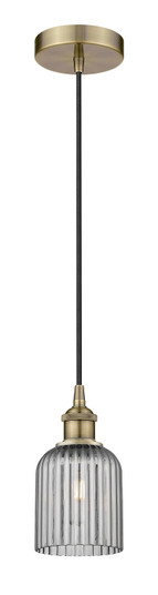 Edison One Light Mini Pendant in Antique Brass (405|6161PABG5595SM)