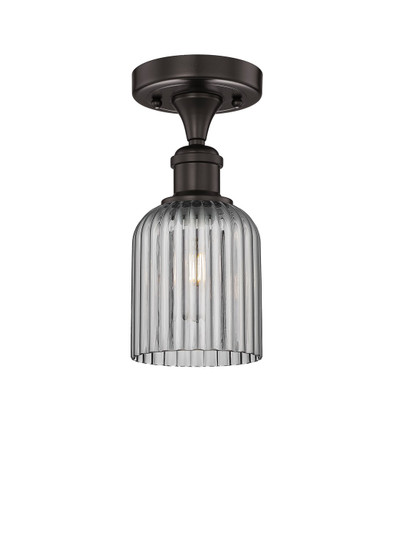 Edison One Light Semi-Flush Mount in Oil Rubbed Bronze (405|6161FOBG5595SM)