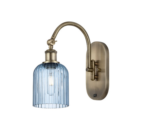 Ballston One Light Wall Sconce in Antique Brass (405|5181WABG5595BL)