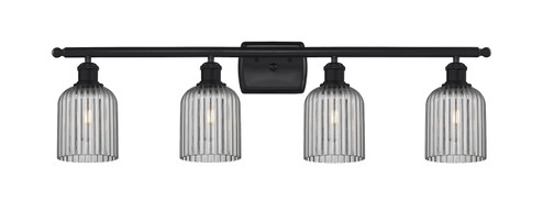 Ballston Four Light Bath Vanity in Matte Black (405|5164WBKG5595SM)