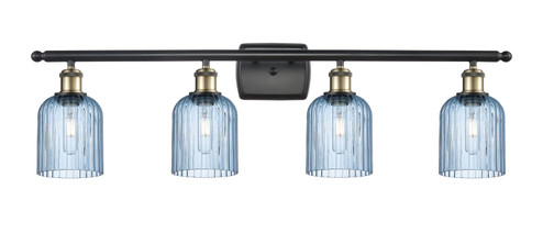 Ballston Four Light Bath Vanity in Black Antique Brass (405|5164WBABG5595BL)