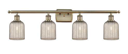 Ballston Four Light Bath Vanity in Antique Brass (405|5164WABG5595ME)