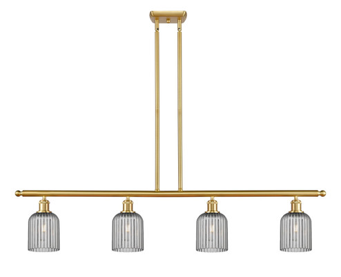 Ballston Four Light Island Pendant in Satin Gold (405|5164ISGG5595SM)