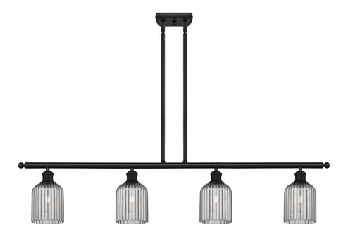 Ballston Four Light Island Pendant in Matte Black (405|5164IBKG5595SM)