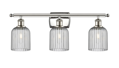 Ballston Three Light Bath Vanity in Polished Nickel (405|5163WPNG5595SM)