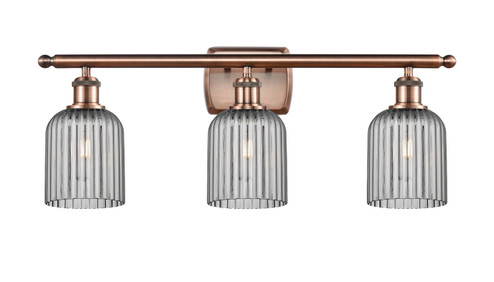 Ballston Three Light Bath Vanity in Antique Copper (405|5163WACG5595SM)
