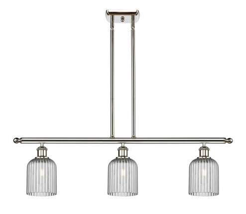 Ballston Three Light Island Pendant in Polished Nickel (405|5163IPNG5595SM)