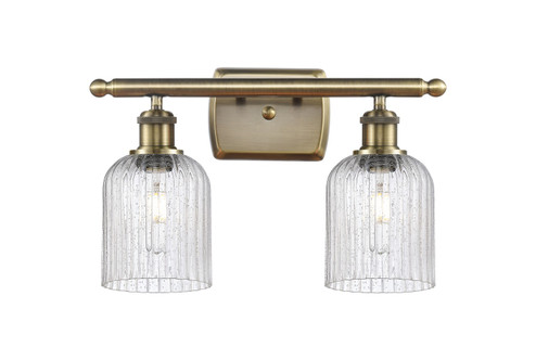 Ballston Two Light Bath Vanity in Antique Brass (405|5162WABG5595SDY)