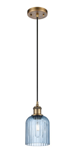 Ballston One Light Mini Pendant in Brushed Brass (405|5161PBBG5595BL)
