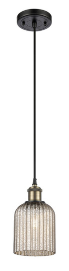 Ballston One Light Mini Pendant in Black Antique Brass (405|5161PBABG5595ME)
