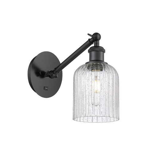 Ballston One Light Wall Sconce in Matte Black (405|3171WBKG5595SDY)