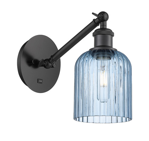 Ballston One Light Wall Sconce in Matte Black (405|3171WBKG5595BL)