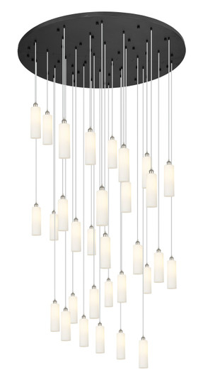 Downtown Urban 31 Light Pendant in Polished Nickel (405|160BKB31PPNG43412WH)