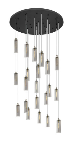 Downtown Urban 21 Light Pendant in Brushed Satin Nickel (405|148BKB21PSNG43412SM)