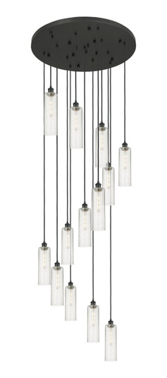 Downtown Urban 13 Light Pendant in Matte Black (405|132BKB13PBKG43412SDY)