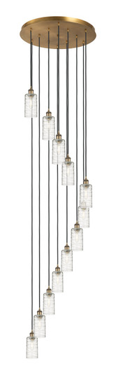Downtown Urban 12 Light Pendant in Brushed Brass (405|126B12PBBG4347DE)
