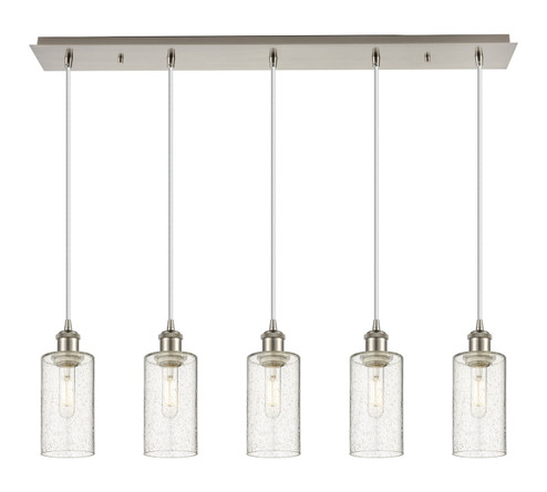 Downtown Urban Five Light Linear Pendant in Brushed Satin Nickel (405|125B5PSNG4347SDY) Downtown Urban Five Light Linear Pendant in Brushed Satin Nickel (405|125B5PSNG4347SDY)