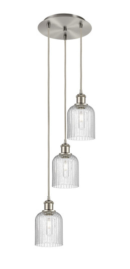 Ballston Three Light Pendant in Brushed Satin Nickel (405|113B3PSNG5595SDY)