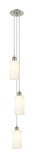 Downtown Urban Three Light Pendant in Brushed Brass (405|103B3PBBG4347CL)