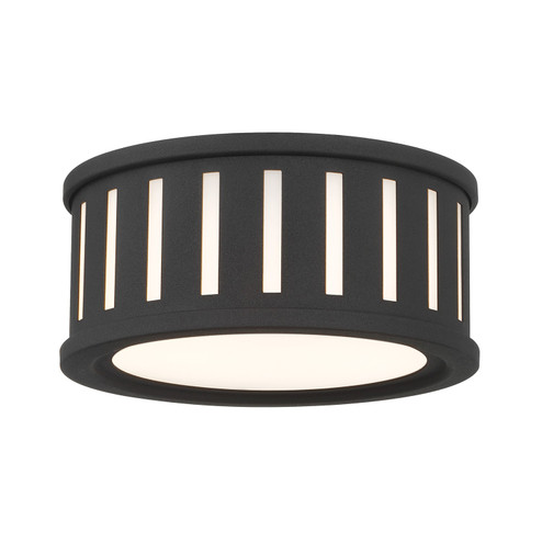Kendal Two Light Flush Mount in Black Forged (60|KEN2200BF)