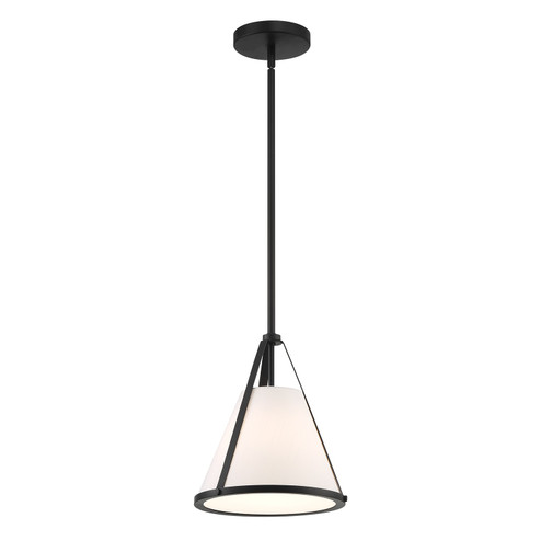 Fulton One Light Pendant in Black (60|FUL900BK)