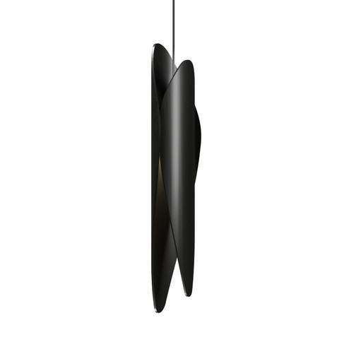 Leaf One Light Pendant in Charcoal (486|150944)