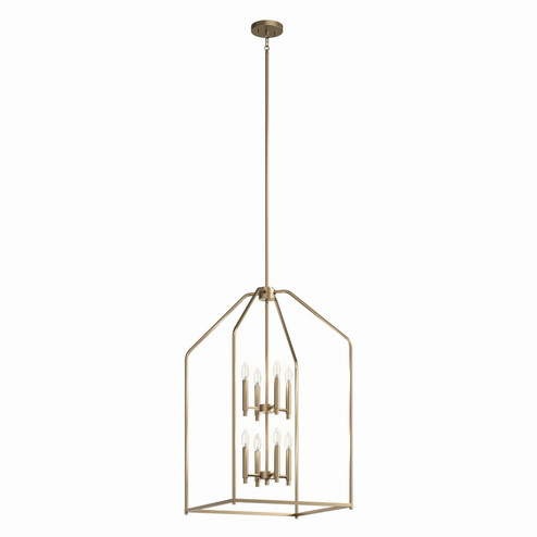 Madden Eight Light Foyer Pendant in Champagne Bronze (12|52723CPZ)