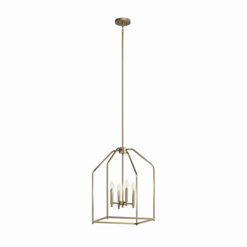 Madden Four Light Foyer Pendant in Champagne Bronze (12|52722CPZ)
