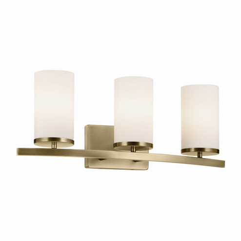 Crosby Three Light Bath in Natural Brass (12|45497NBR)