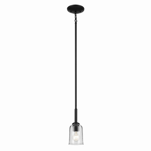 Shailene One Light Mini Pendant in Black (12|43674BKCLR)
