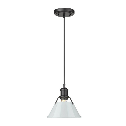 Orwell One Light Mini Pendant in Matte Black (62|3306SBLKDB)