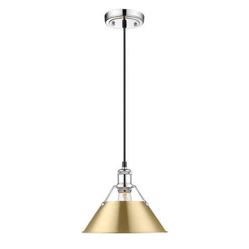 Orwell One Light Pendant in Chrome (62|3306MCHBCB)