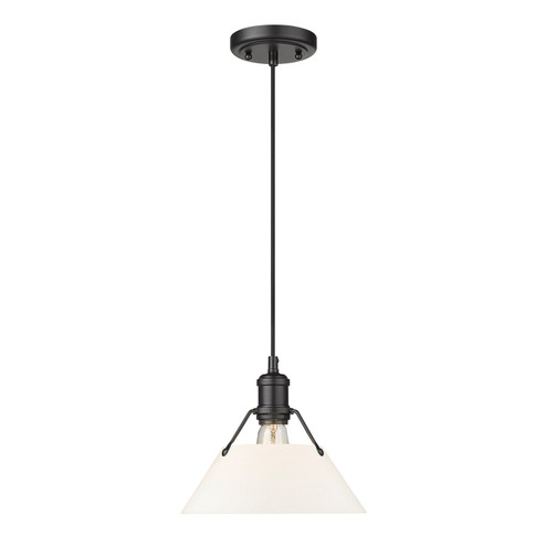 Orwell One Light Pendant in Matte Black (62|3306MBLKOP)