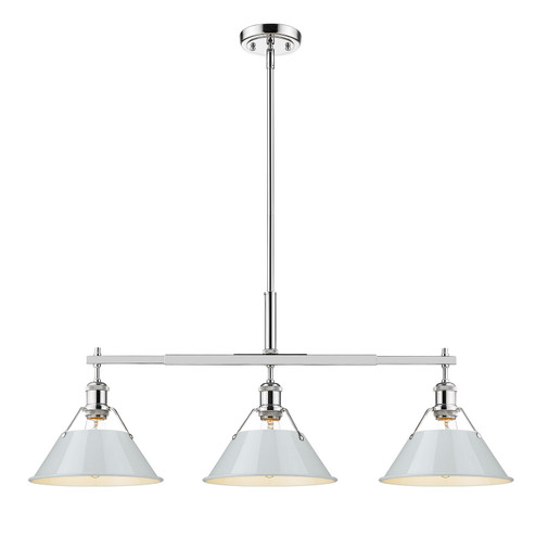 Orwell Three Light Linear Pendant in Chrome (62|3306LPCHDB)
