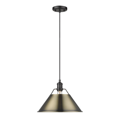 Orwell One Light Pendant in Matte Black (62|3306LBLKAB)