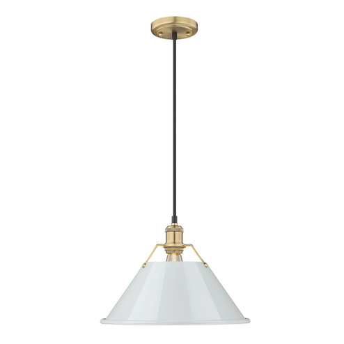 Orwell One Light Pendant in Brushed Champagne Brass (62|3306LBCBDB)