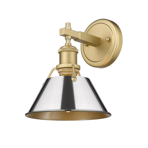 Orwell One Light Bath Vanity in Brushed Champagne Brass (62|3306BA1BCBCH)