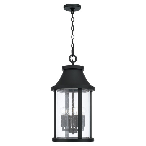 Bridger Four Light Outdoor Hanging Lantern in Black (65|953644BK)
