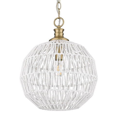 Florence BCB One Light Pendant in Brushed Champagne Bronze (62|6933MBCBWR)