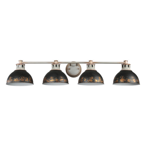 Kinsley Four Light Bath Vanity in Aged Galvanized Steel (62|0865BA4AGVABI)