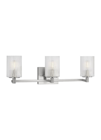 Lando Three Light Wall / Bath in Brushed Steel (1|GLV1043BS)