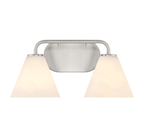 Blair Two Light Bathroom Vanity in Satin Nickel (51|829882SN)