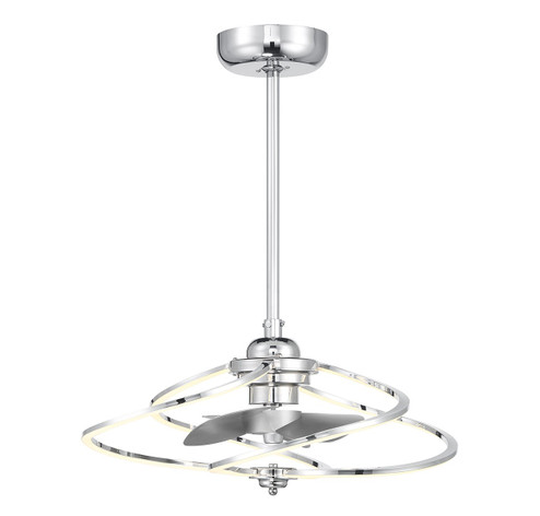 Hydra LED Fan D'Lier in Polished Chrome (51|24FD94511)