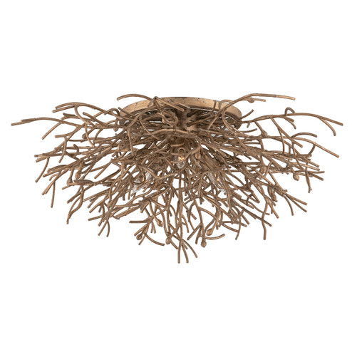 Sierra Three Light Flush Mount in Distressed Bronze (67|C6090VZ)