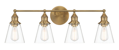 Barwell Four Light Bath Vanity in Oxidized Aged Brass (7|5684923) Barwell Four Light Bath Vanity in Oxidized Aged Brass (7|5684923)